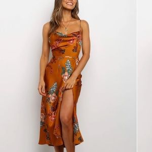 Petal +Pup Dorian tan dress